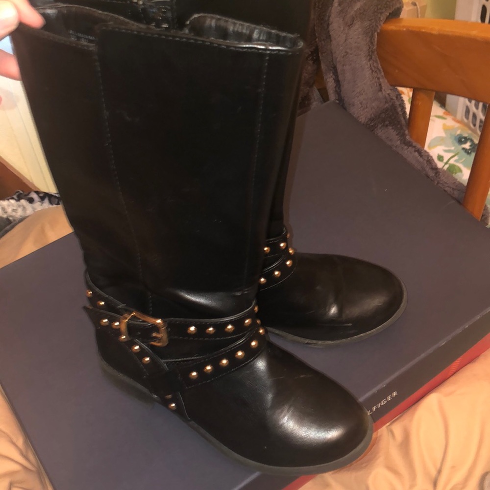 Girls Faux Leather Boots